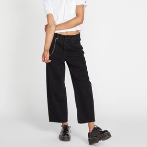 Volcom Size 32 WEELLOW Black Loose fit Baggy Jeans Y2K Grunge Relaxed